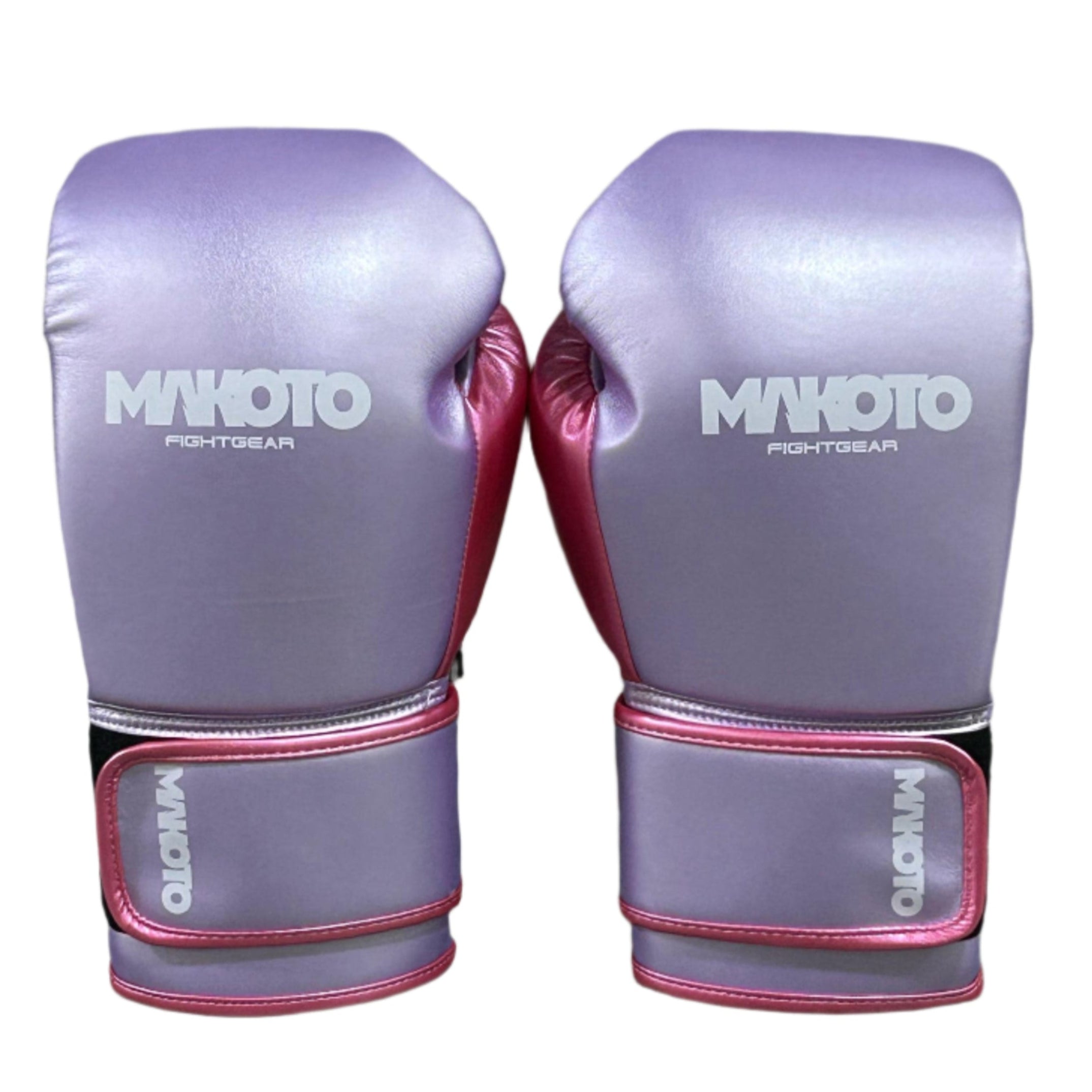 Guantes de Boxeo Makoto Basic - Lila Metálico - 100% Poliuretano