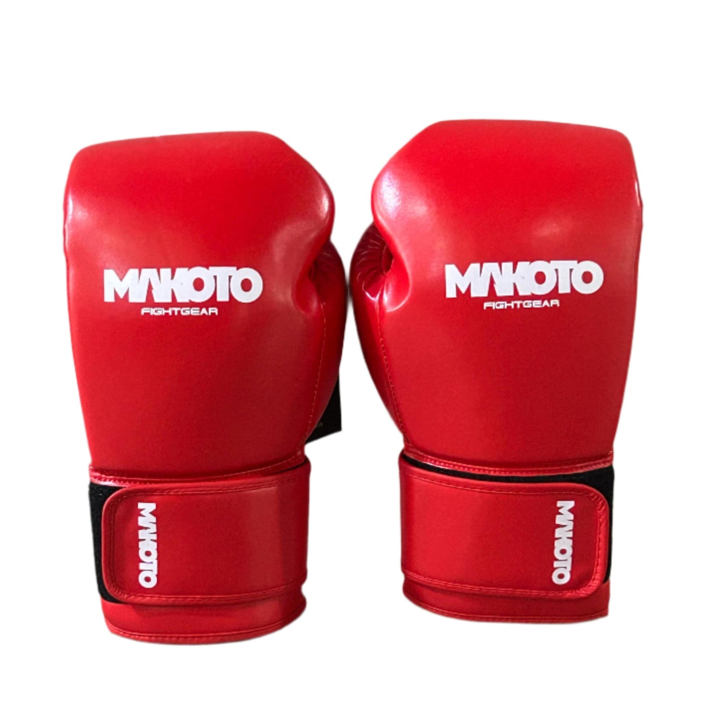 Guantes de Boxeo Makoto Basic - Rojo - 100% Poliuretano