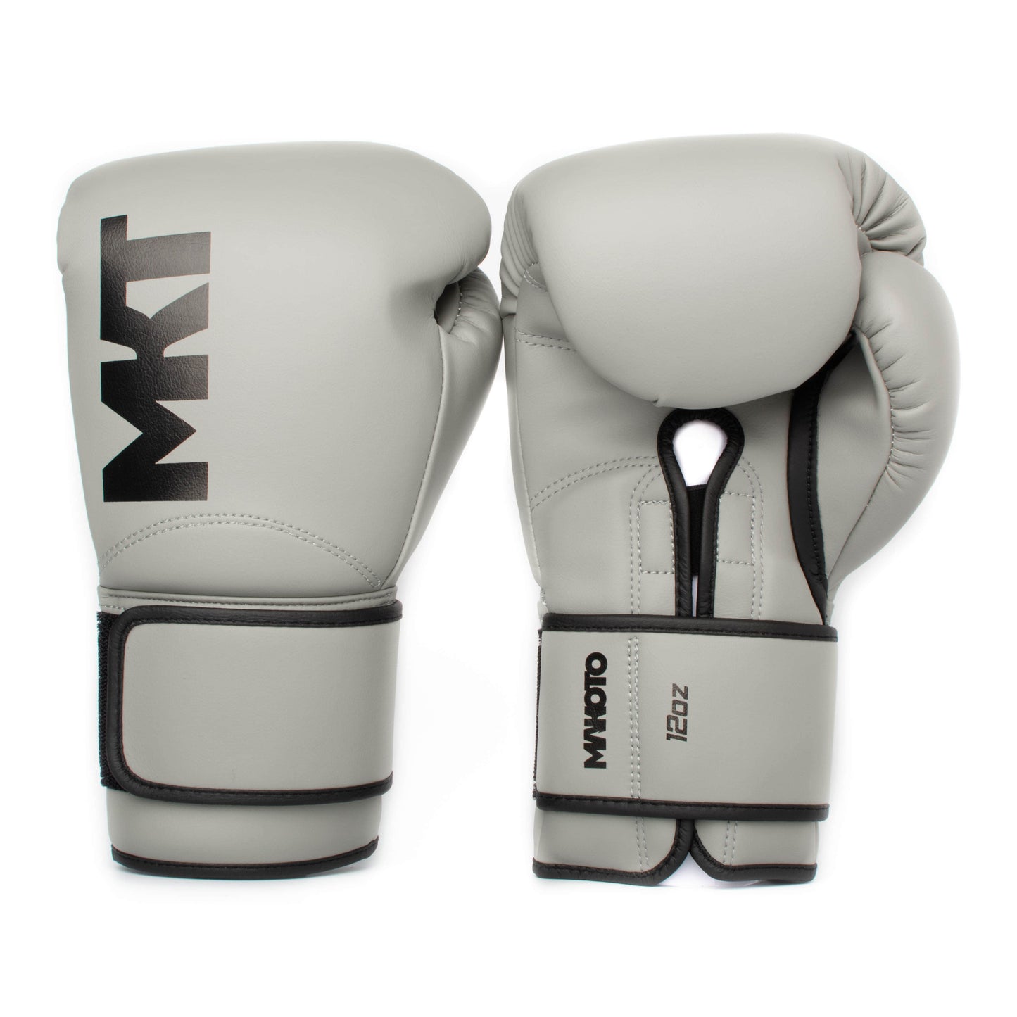 Guantes de Boxeo Makoto M2 Mate Gris - 100% Microfibra