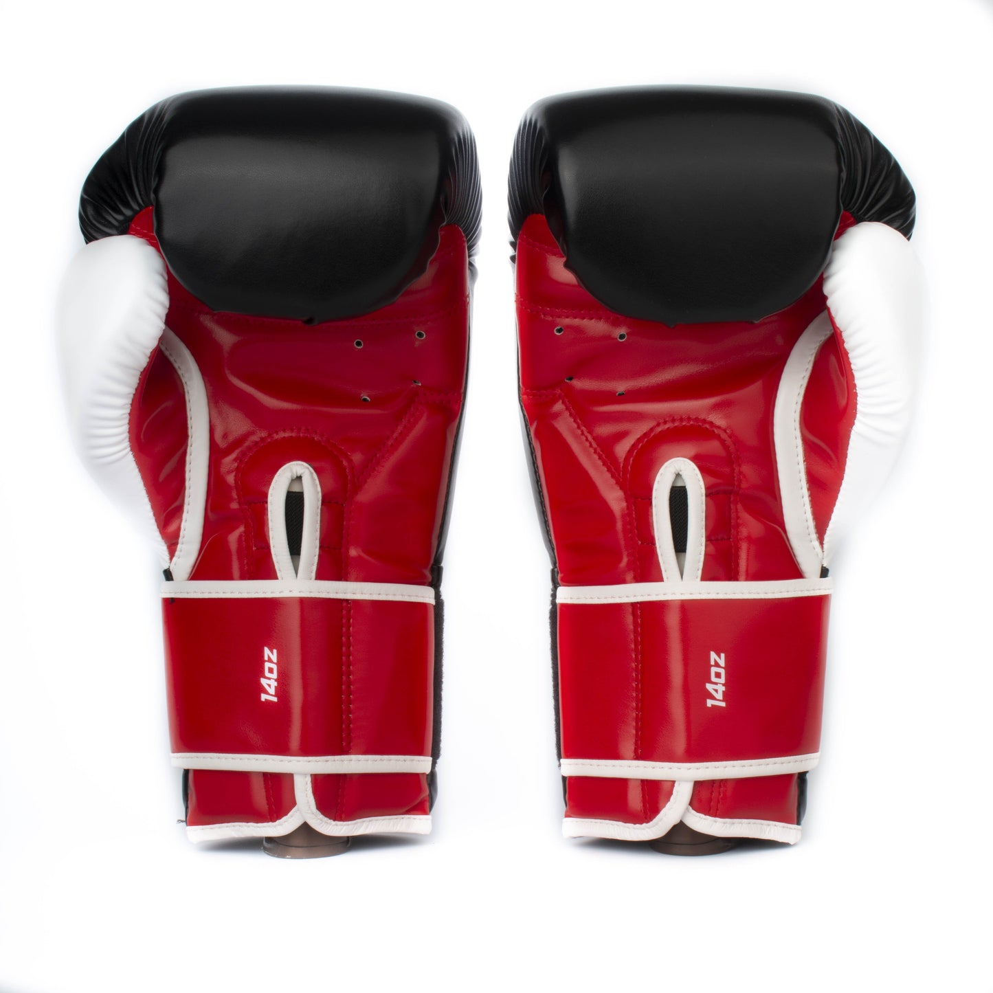 Guantes de Boxeo Makoto Basic - Negro/Rojo/Blanco - 100% Poliuretano