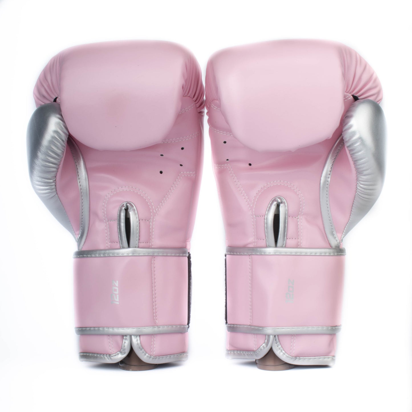 Guantes de Boxeo Makoto Basic - Rosado/Plata - 100% Poliuretano