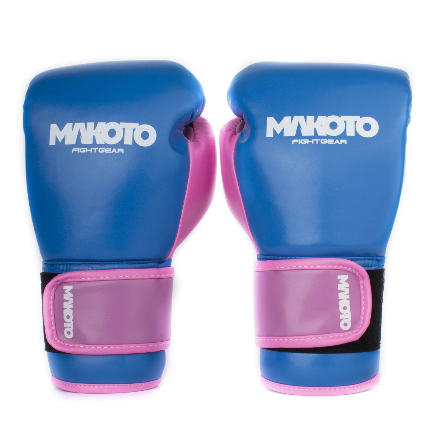 Guantes de Boxeo Makoto Basic - Azul/Morado/Fucsia - 100% Poliuretano