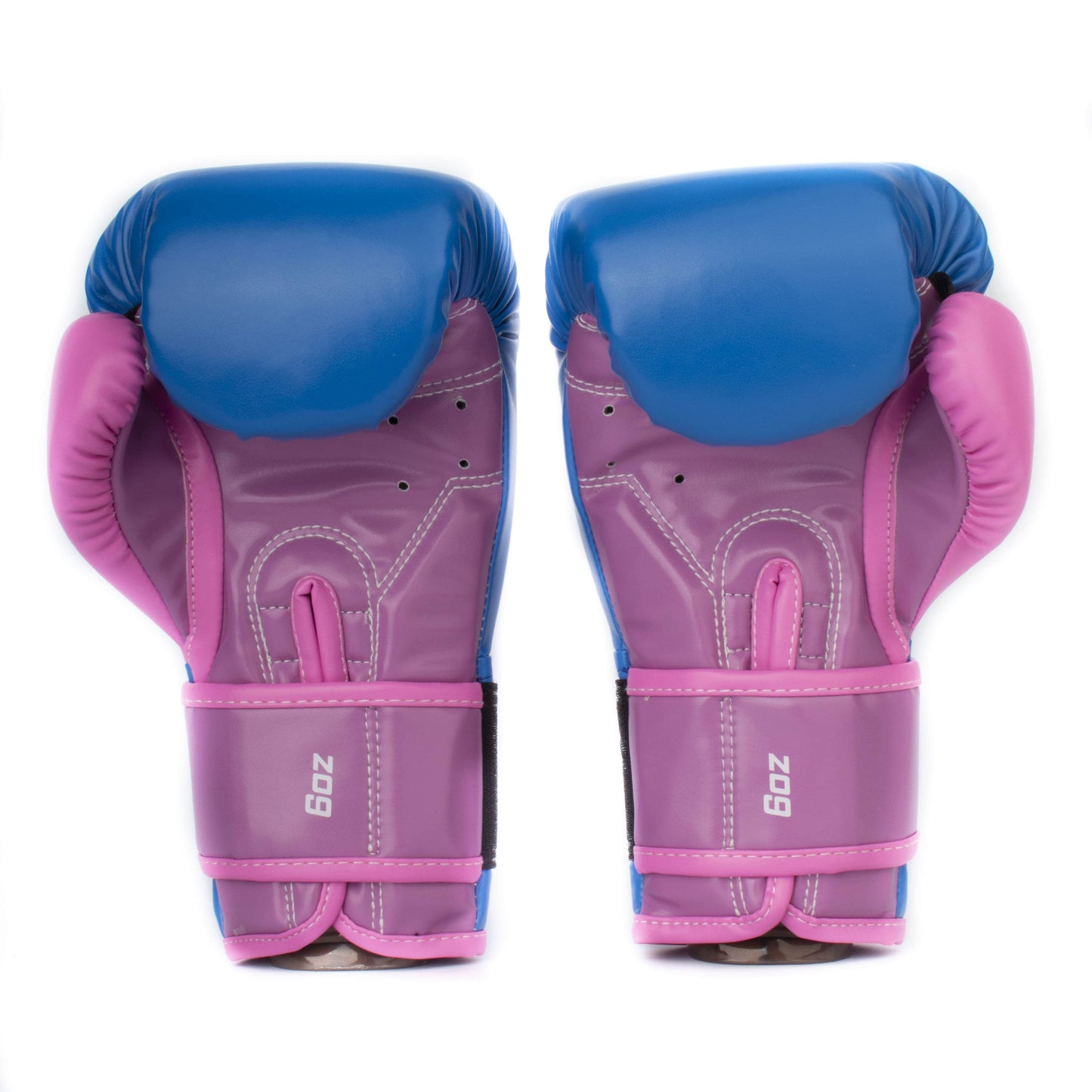 Guantes de Boxeo Makoto Basic - Azul/Morado/Fucsia - 100% Poliuretano