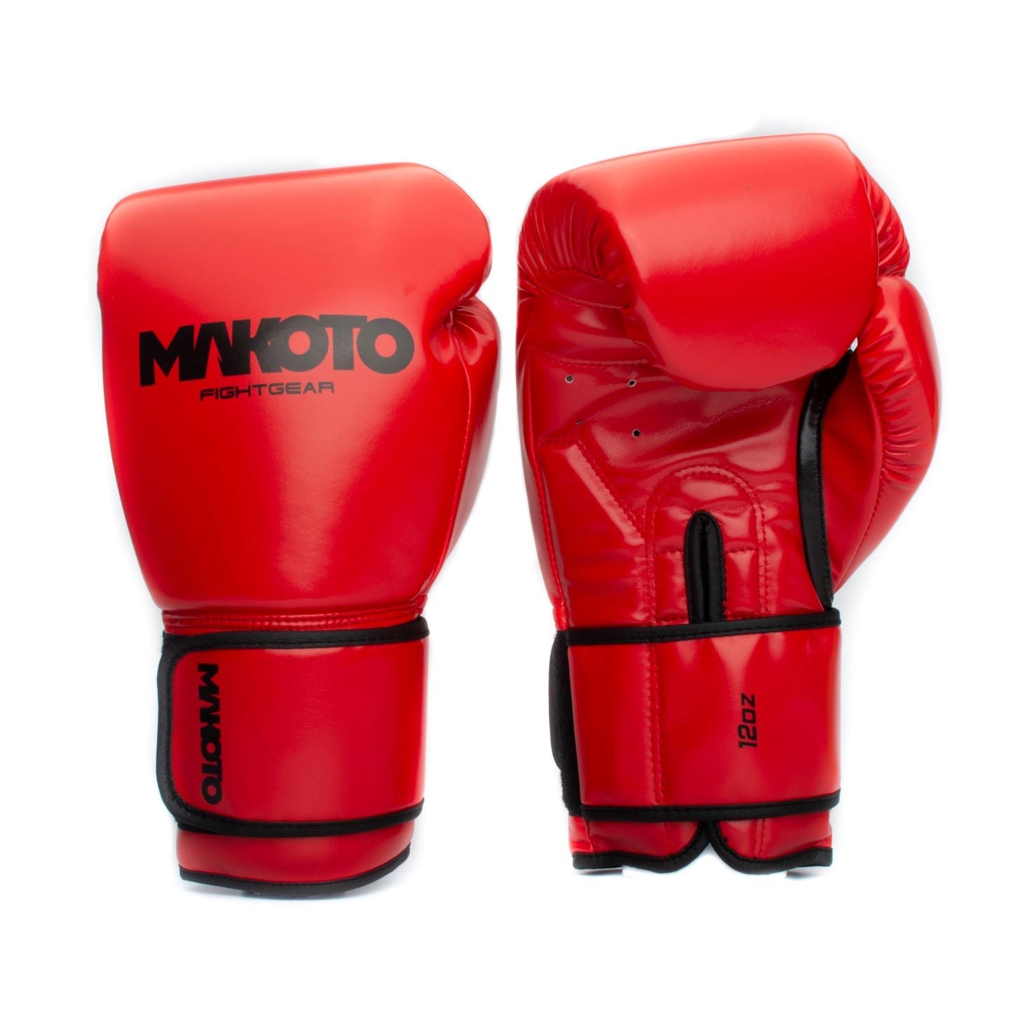 Guantes de Boxeo Makoto Basic - Rojo - 100% Poliuretano