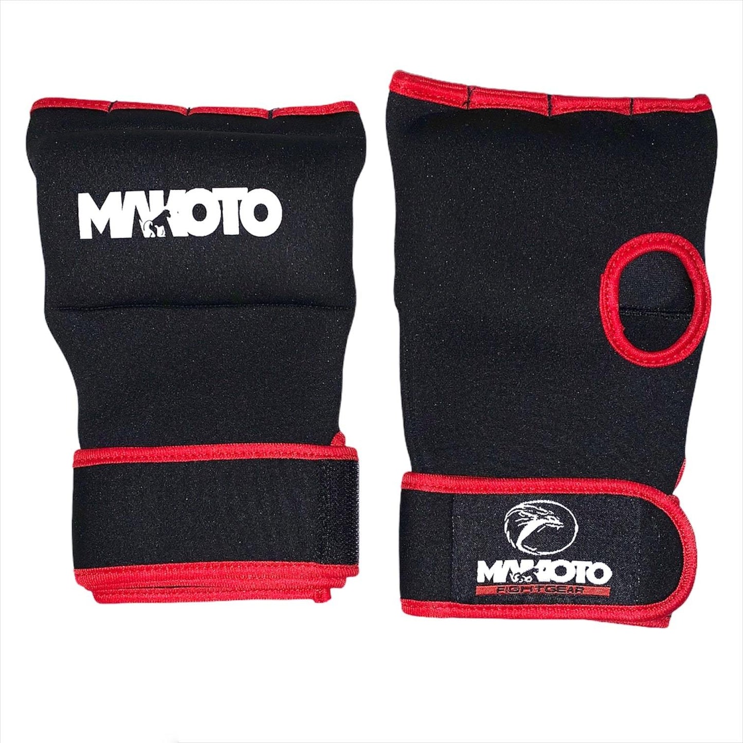 Vendas Rapidas tipo guante para Boxeo Makoto - Negro - Algodon Elastico